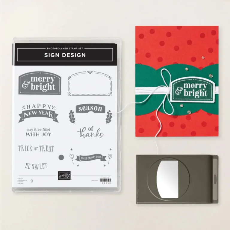 Sign Design Merry & Bright Card