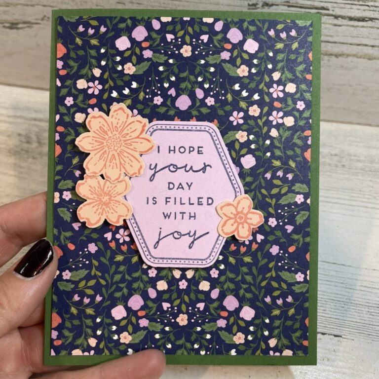 Heartfelt Hexagon Birthday Card