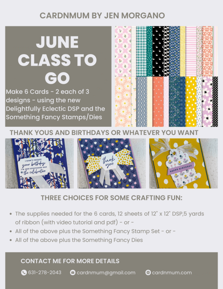 June 2023 CardNMum to Go