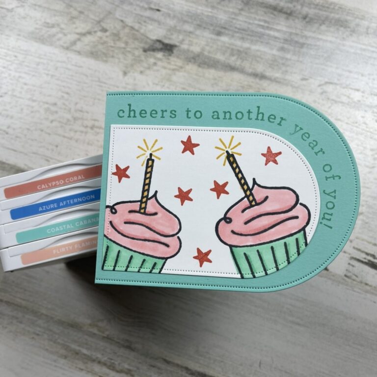 Arched Wishes Birthday Card