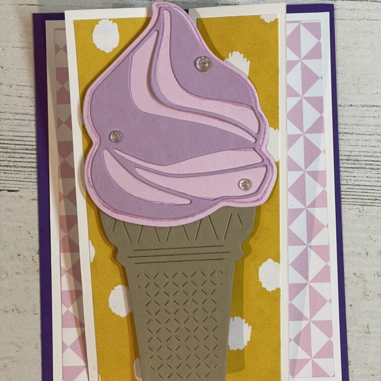Ice Cream Swirl Birthday Card