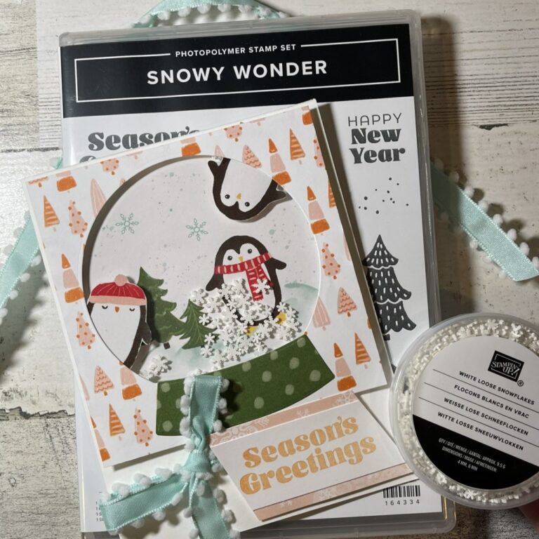 Snowy Scenes Shaker Card