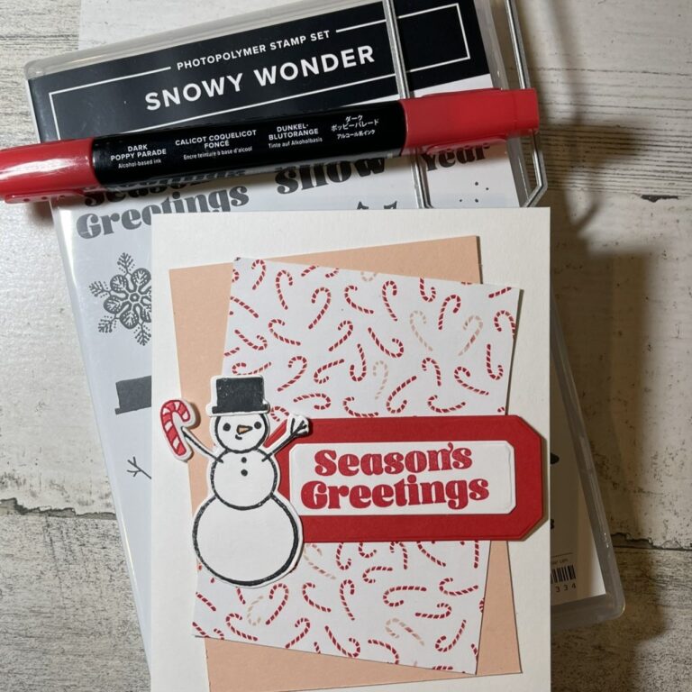 Snowy Scenes Snowman Card