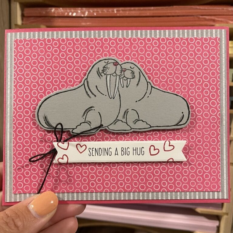 Hearts & Hugs Sending Hugs Card