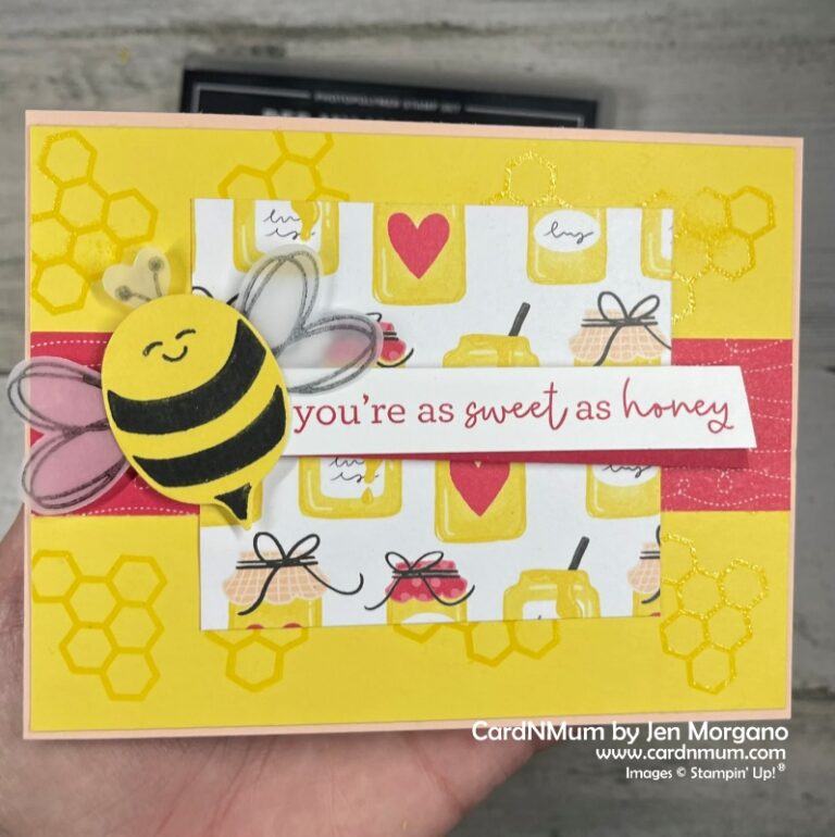 Bee My Valentine Sweet As Honey Card