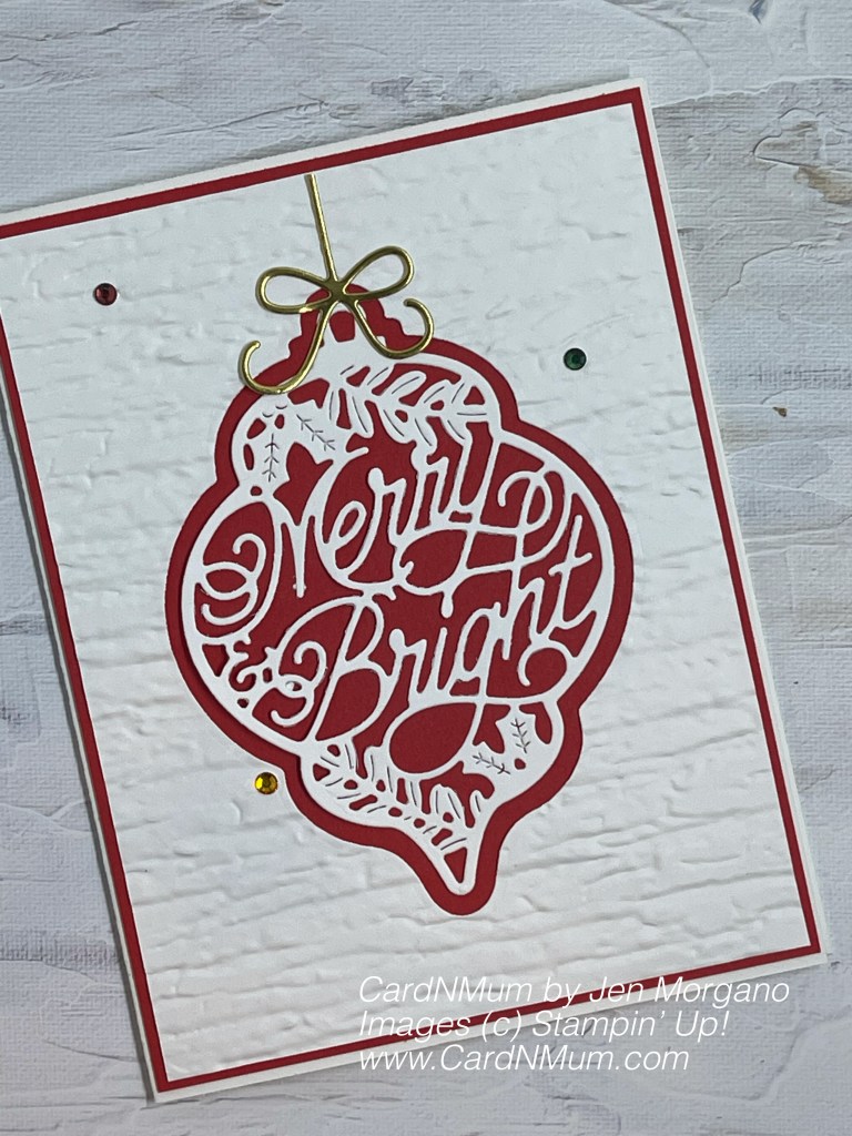 Merry & Bright Delicate Bauble Card