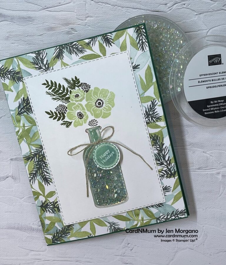 Vintage Christmas Shaker Card