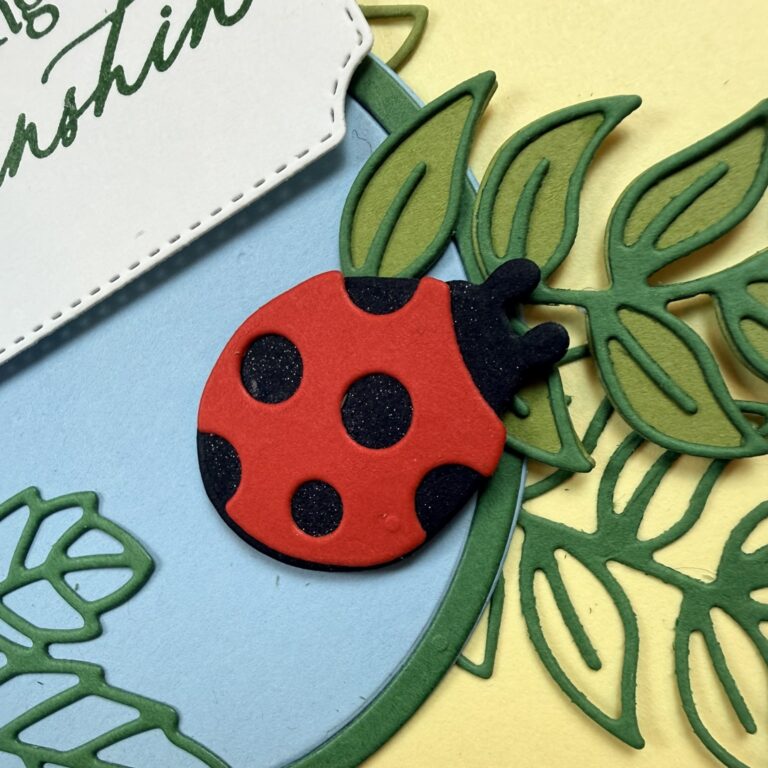 Springtime Scenes Ladybug Card